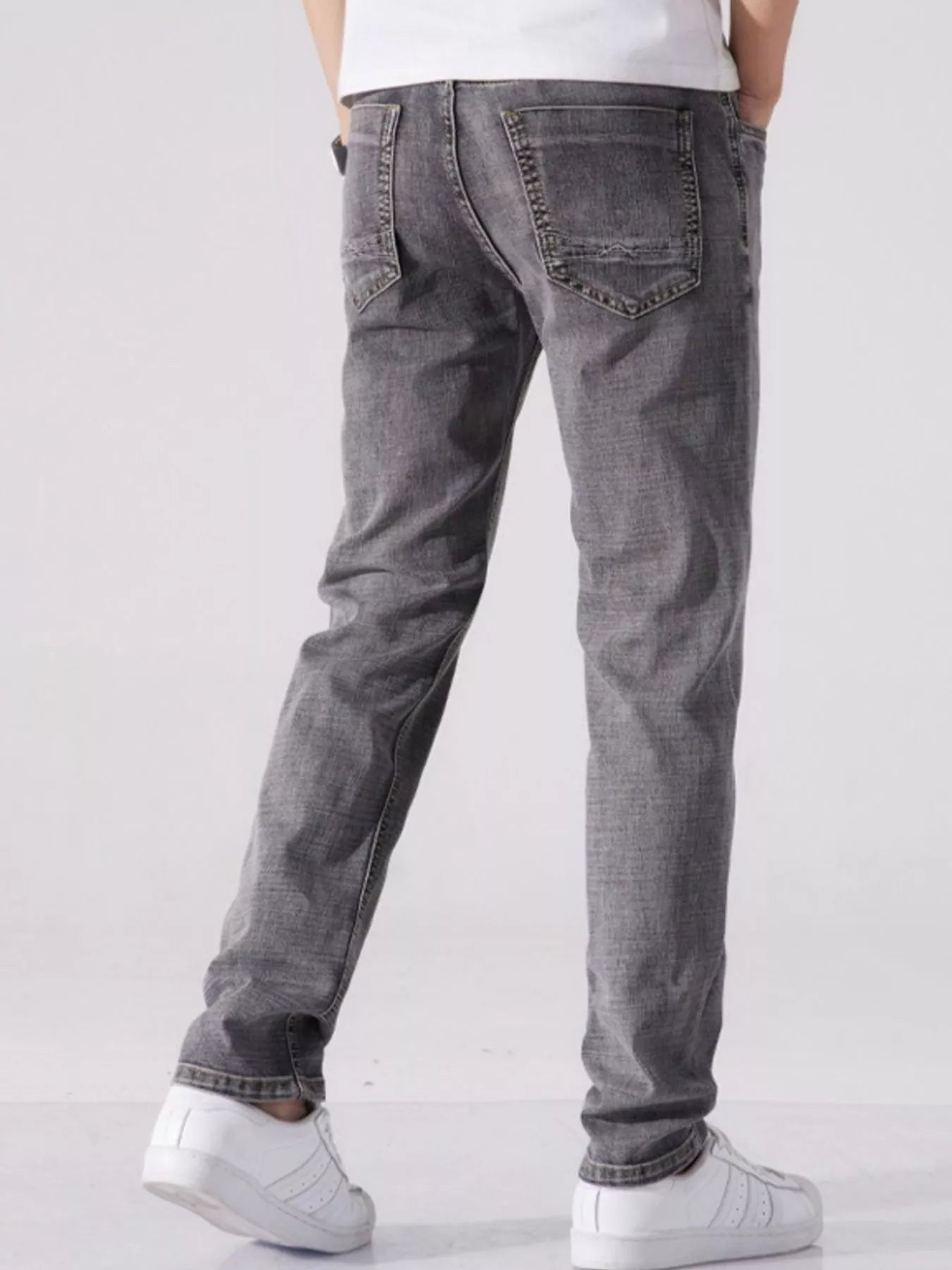 Men's Slim Fit Jeans - Grey Wash