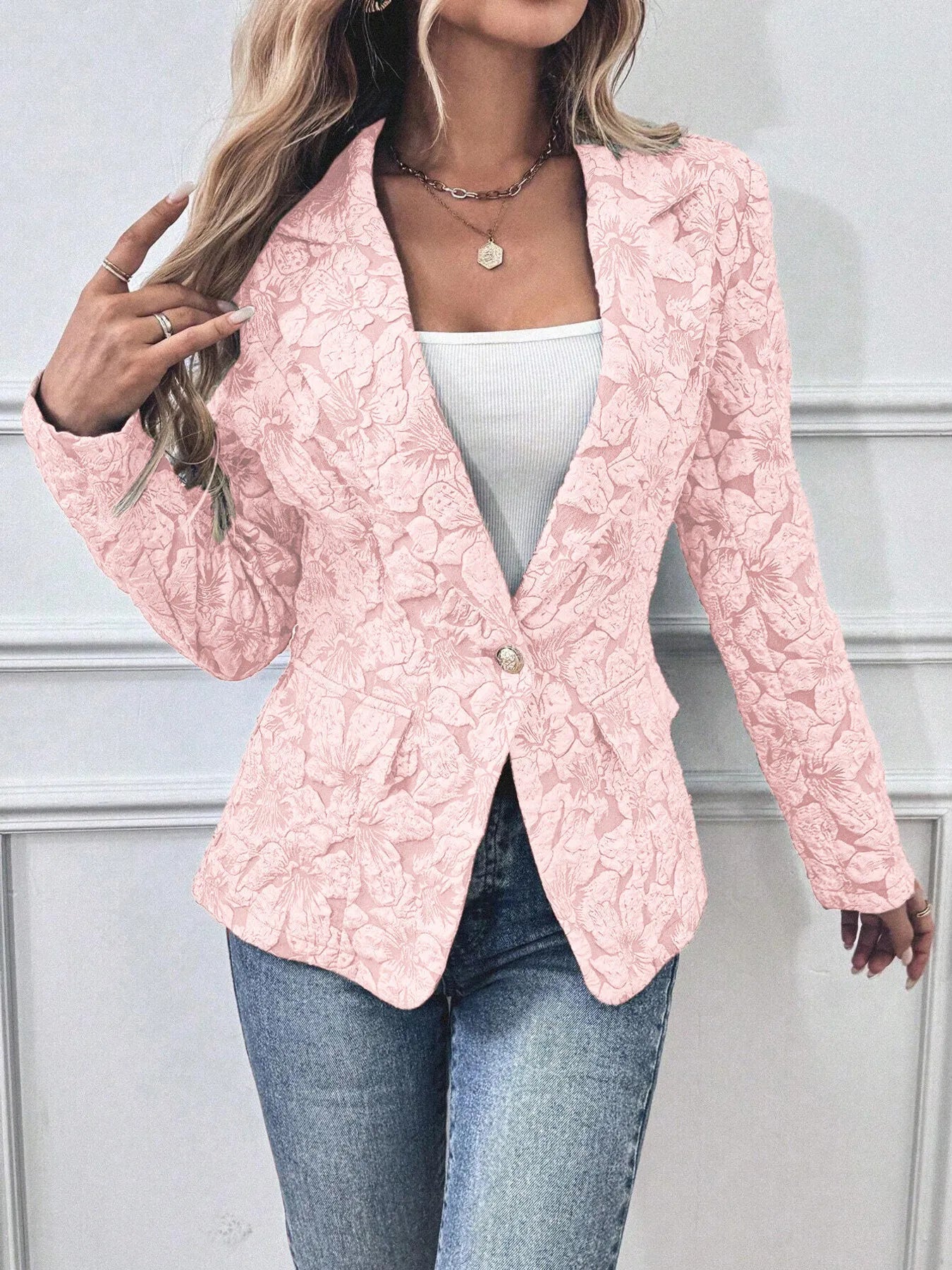 Colette Jacquard Blazer