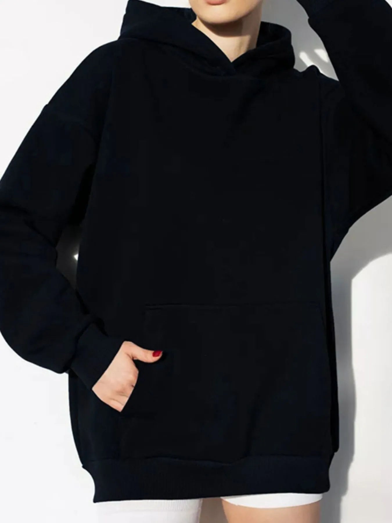 Oversized Kangaroo Pocket Hoodie