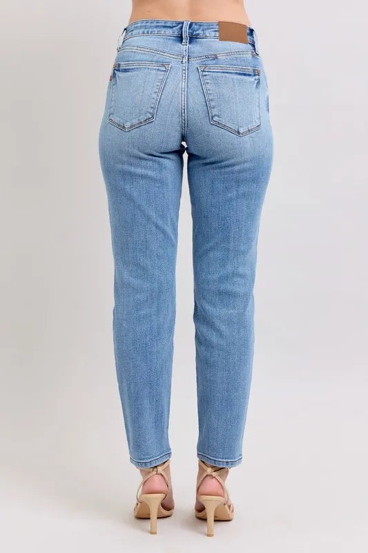 Vintage Wash Slim Jeans - Detail View 5