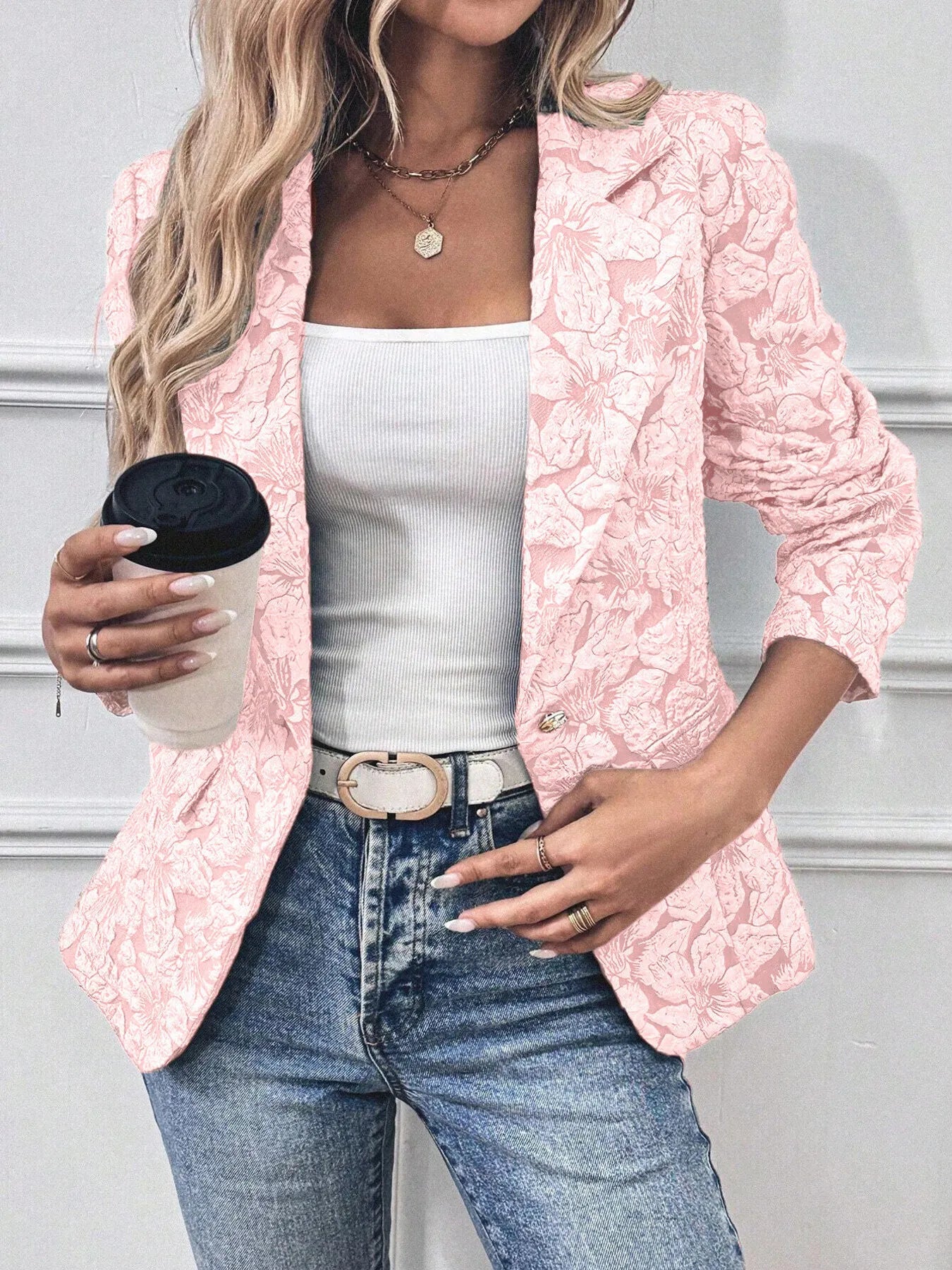 Colette Jacquard Blazer