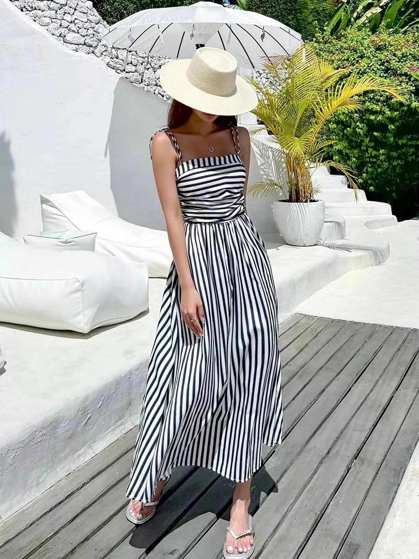 Striped Maxi Dress