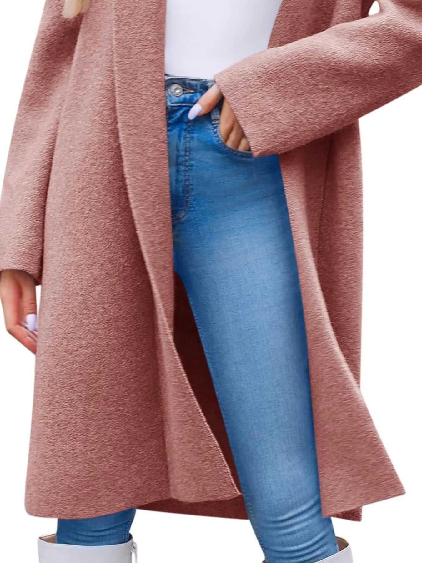 Open Front Longline Cardi-Coat