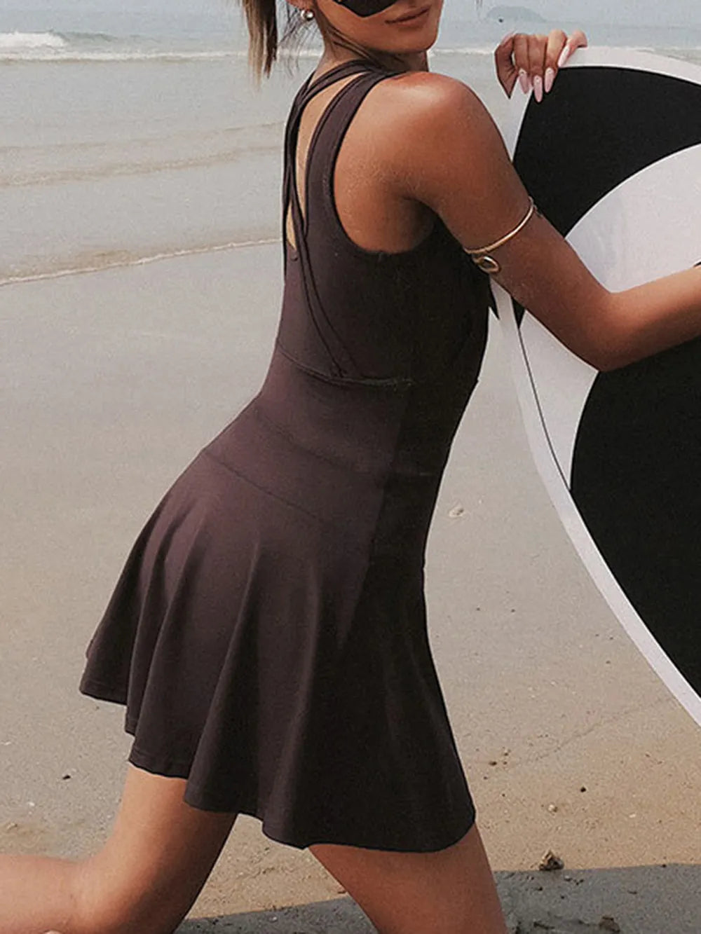 Active Dress with Built-in Shorts