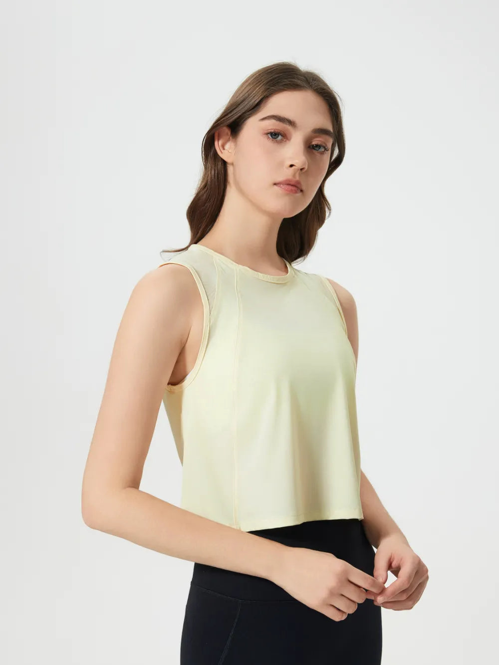 Millennia Cropped Active Tank
