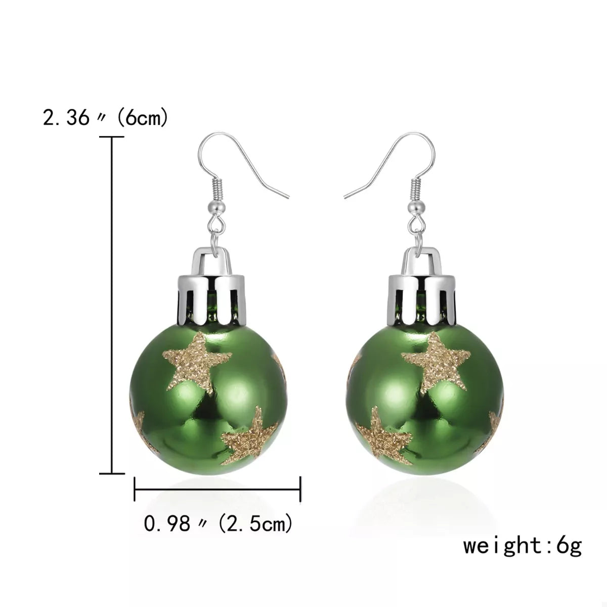 Christmas Ornament Drop Earrings