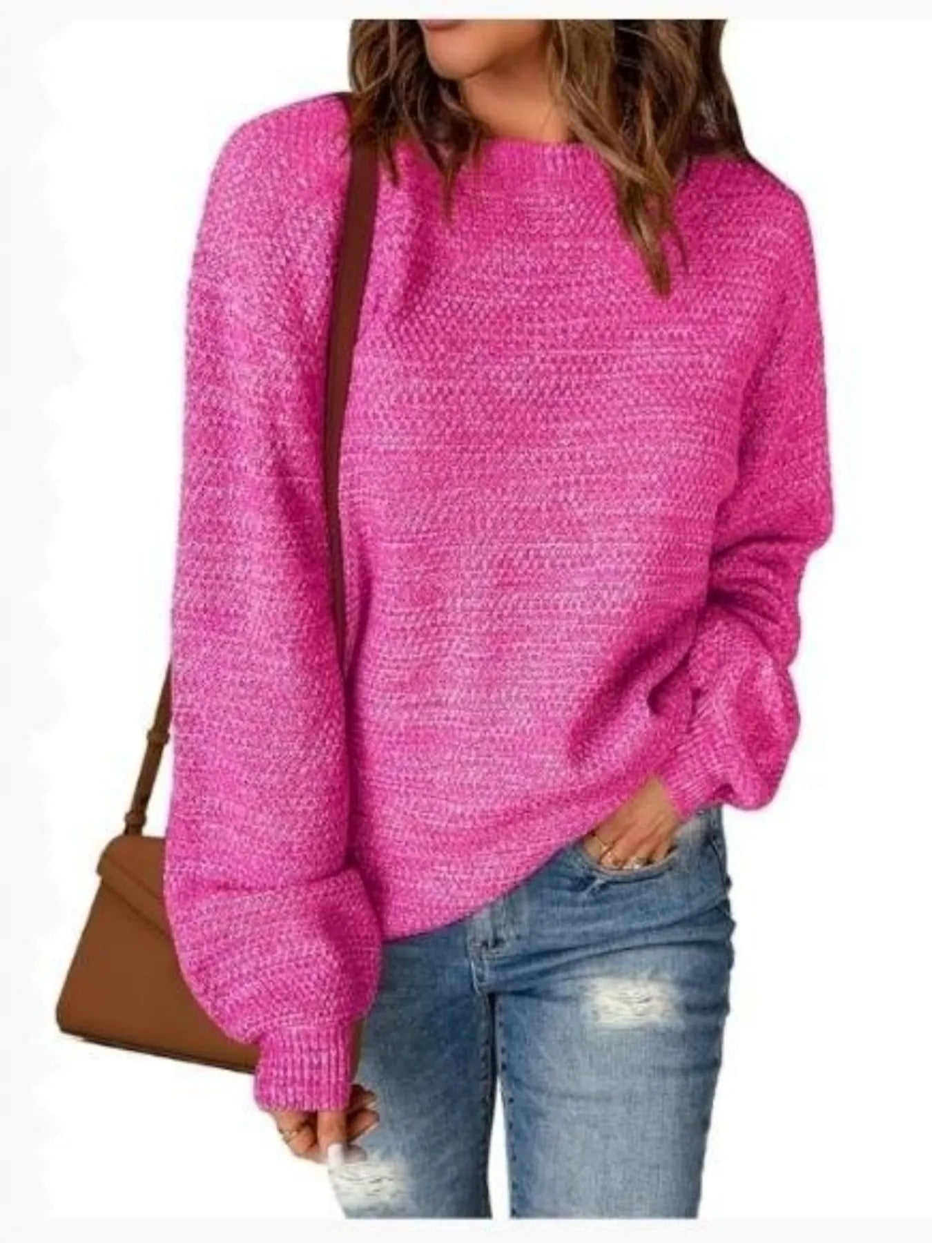 Oversized Marled Sweater