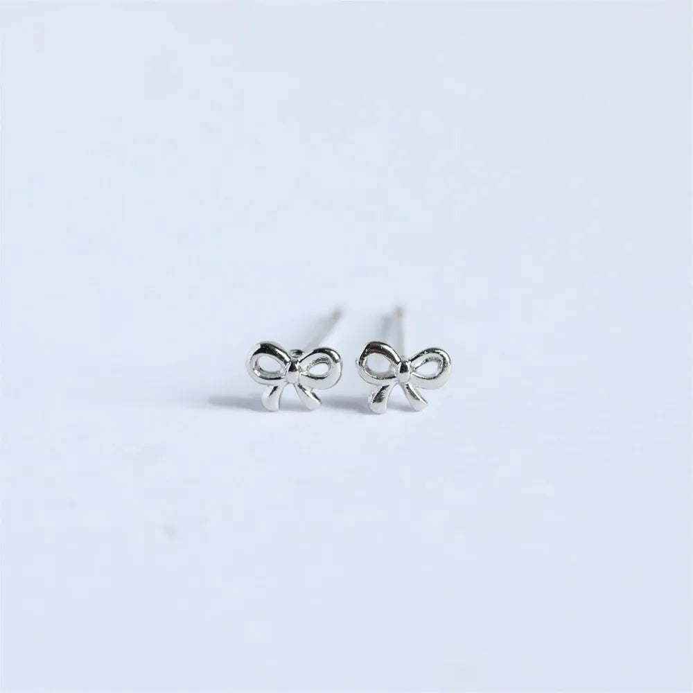 Dainty Bow Stud Earrings