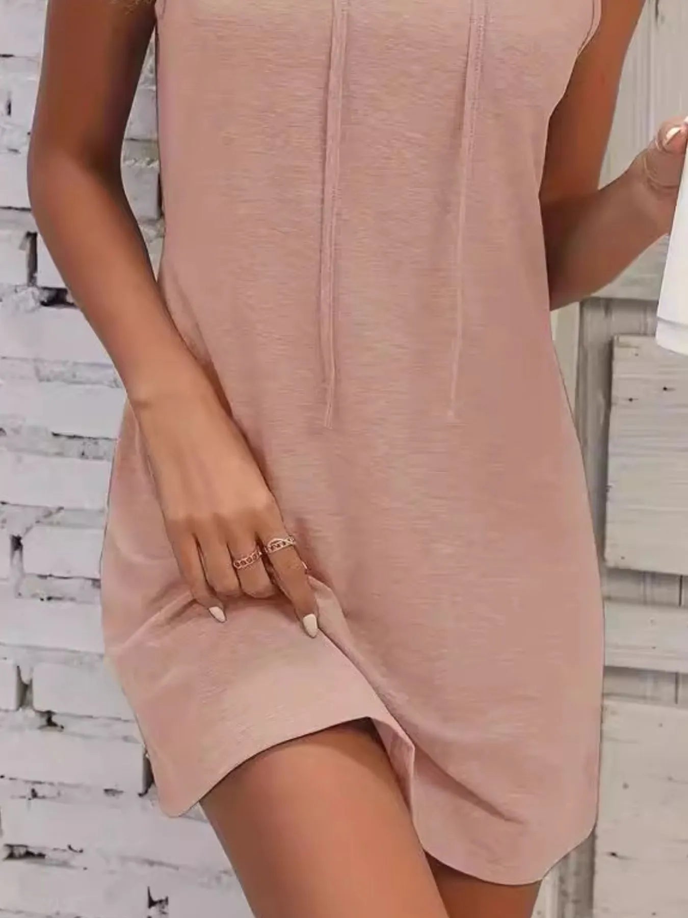 Casually Cool Hooded Mini Dress