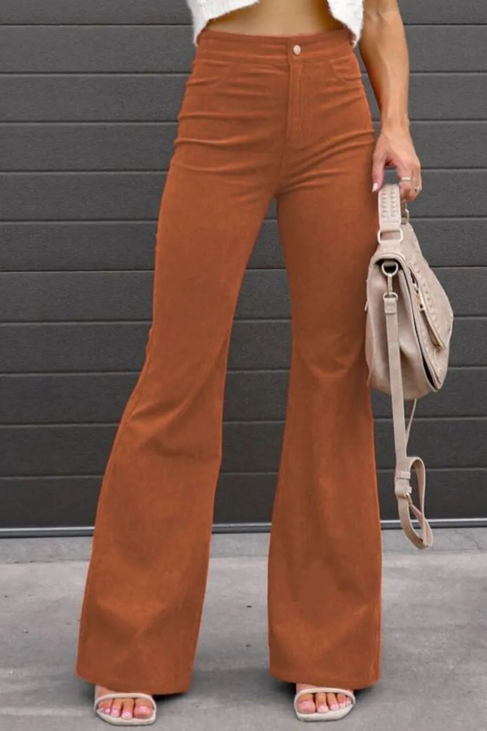 High Waist Bootcut Pants