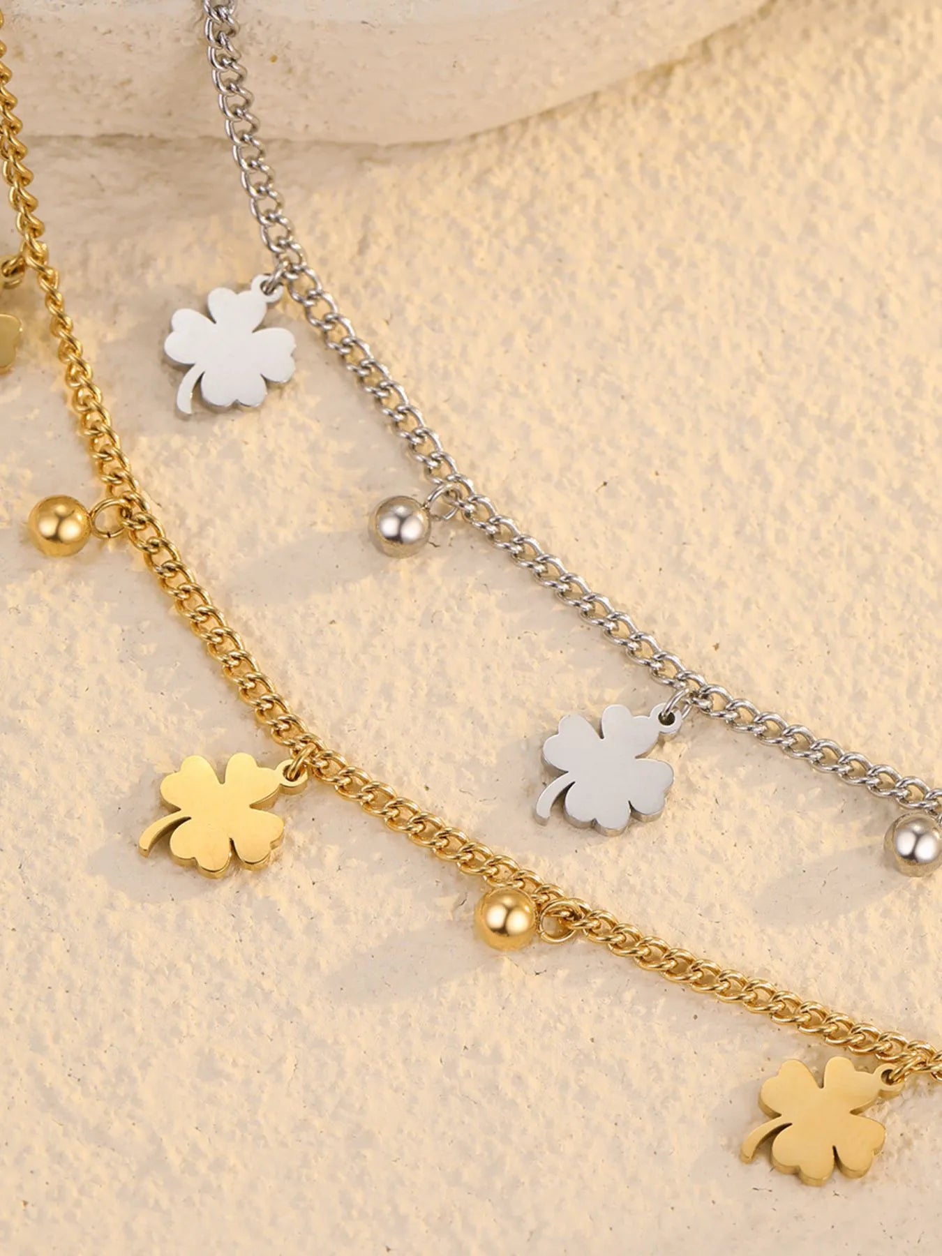 Luck of the Irish - Four Leaf Clover Bracelet