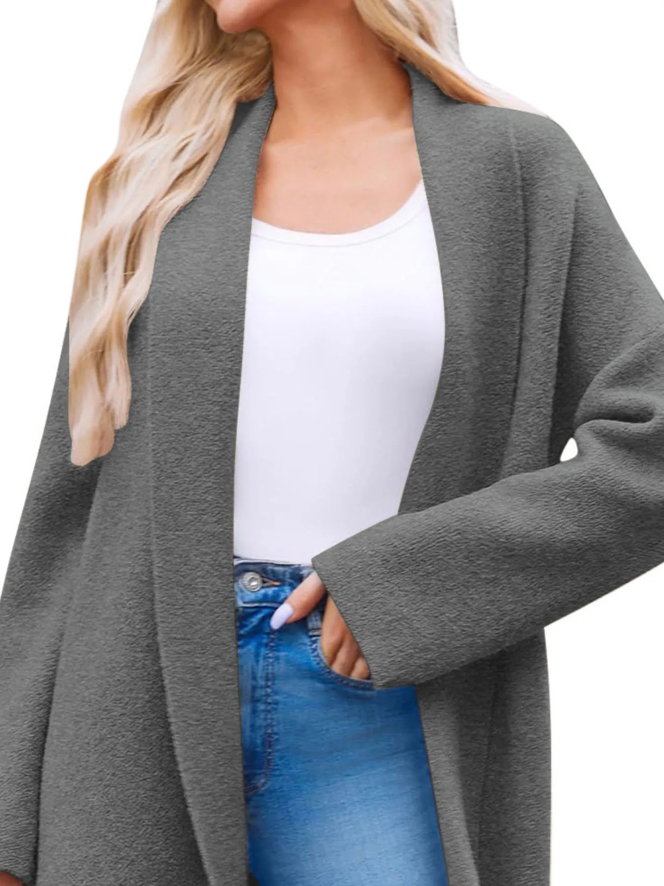 Open Front Longline Cardi-Coat