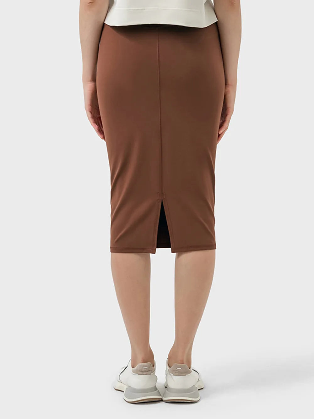 Active Midi Skirt with Back Slit
