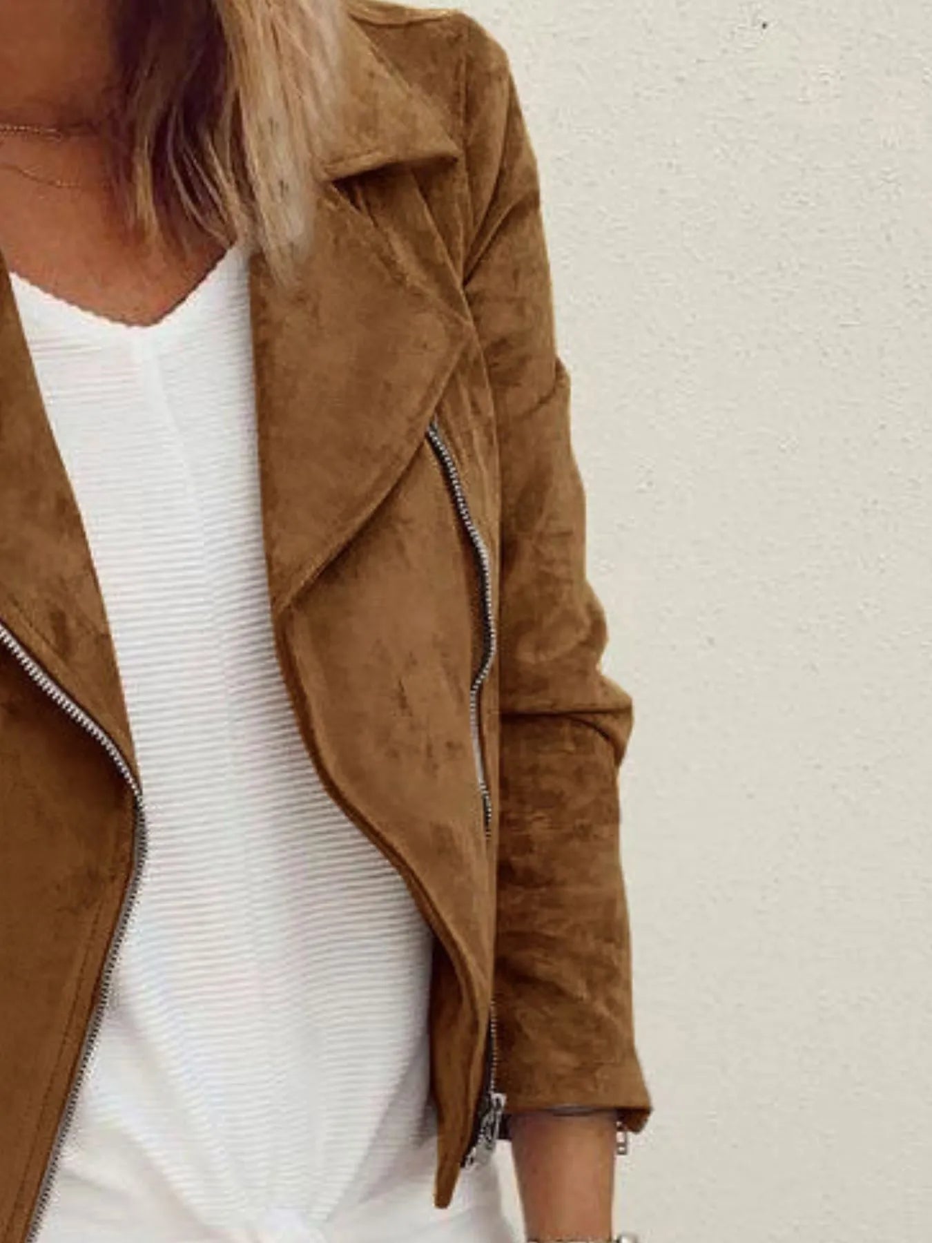 Cassidy Cropped Moto Jacket
