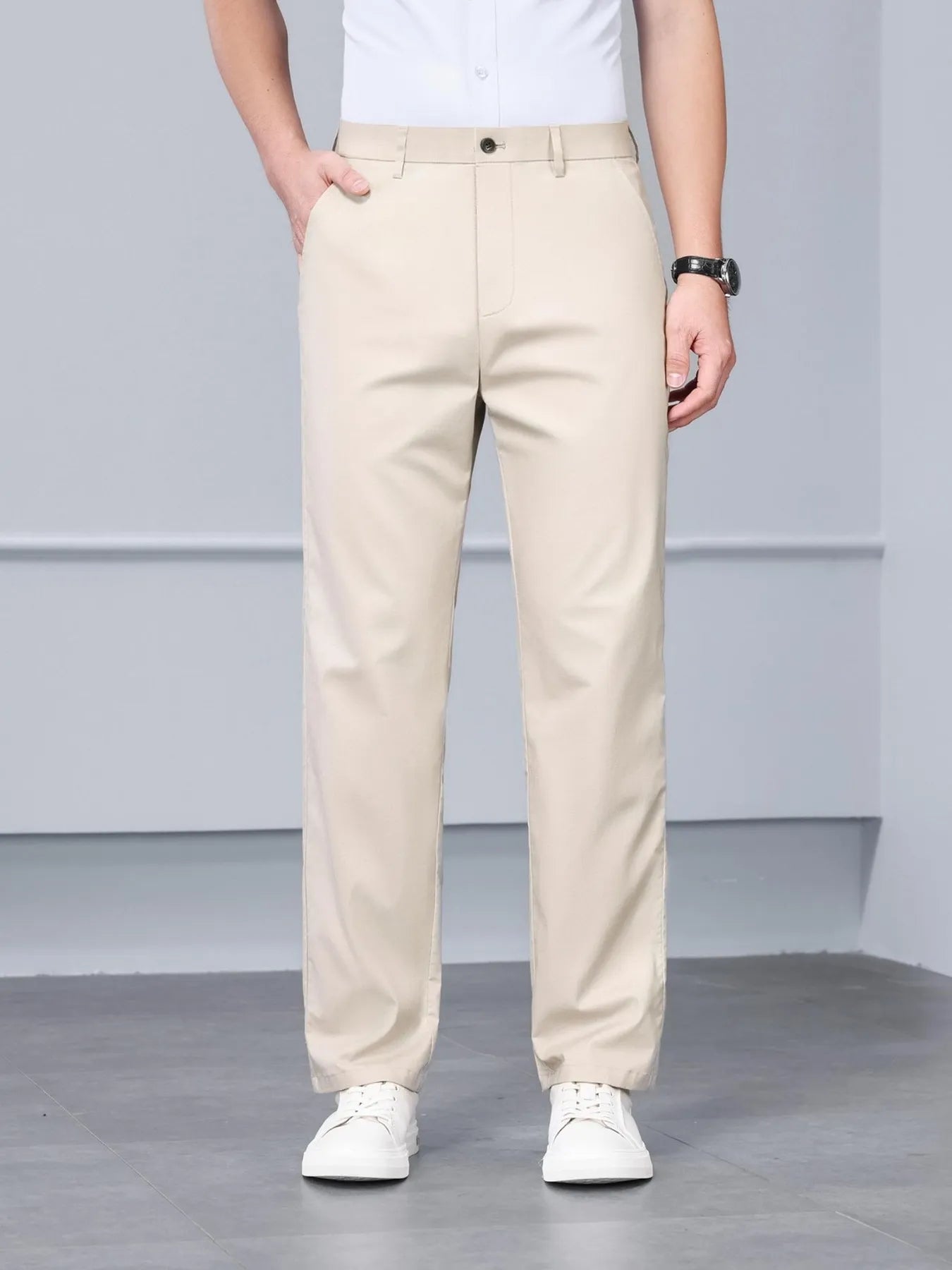 Men's Loose Fit Pants with Pockets