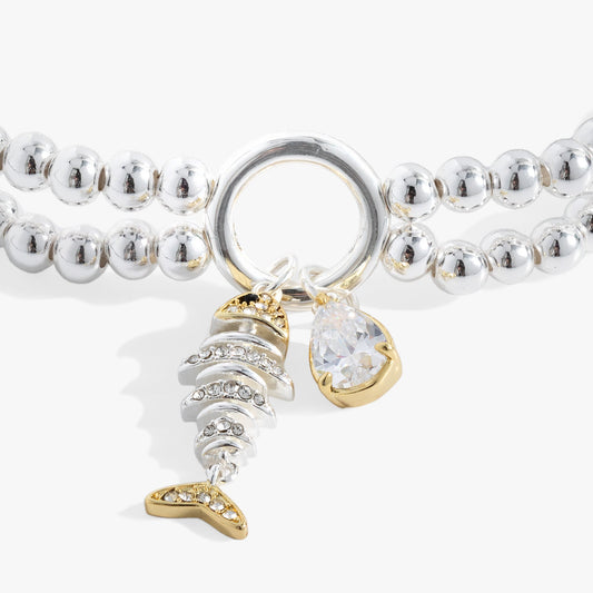 Fishbone Double Stretch Bracelet - Alex and Ani