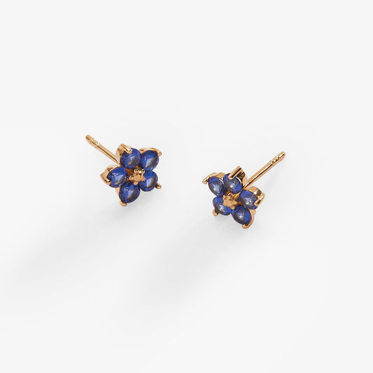 Crystal Forget-Me-Not Flower Earrings - Alex and Ani - Back View