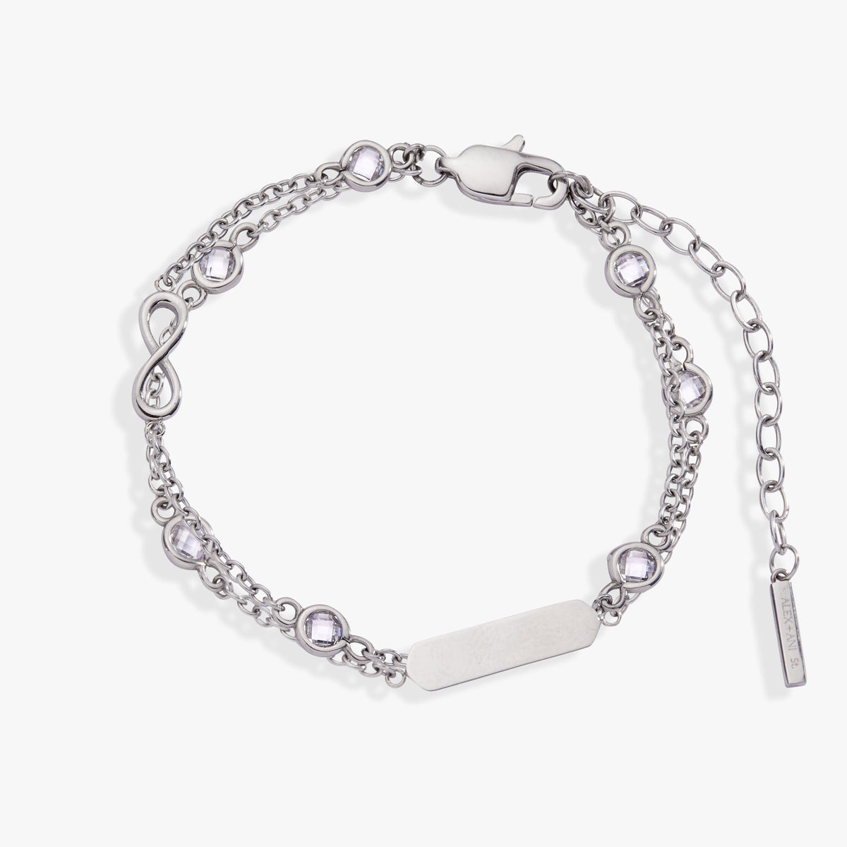 Infinity Chain Double Strand Bracelet - Alex and Ani - Back View