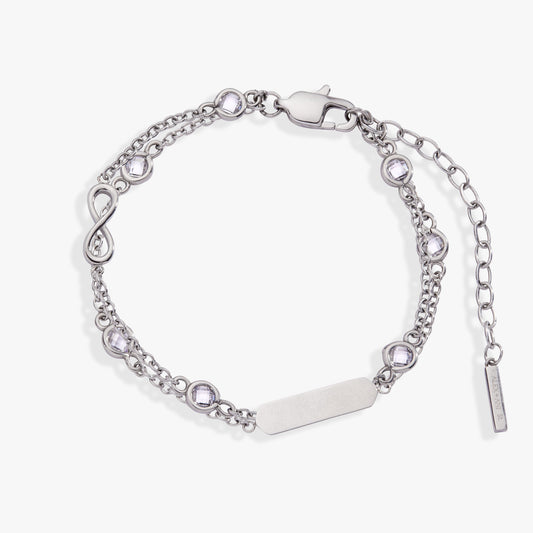 Infinity Chain Double Strand Bracelet - Alex and Ani - Back View