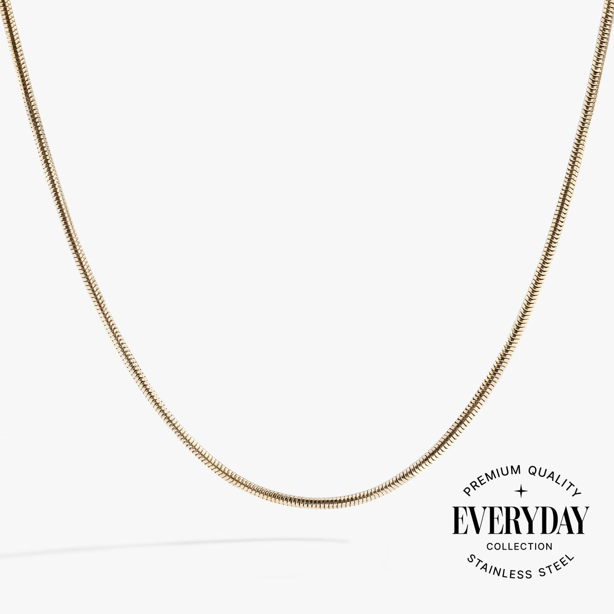 Round Herringbone Charm & Layering Necklace - Alex and Ani - Back View