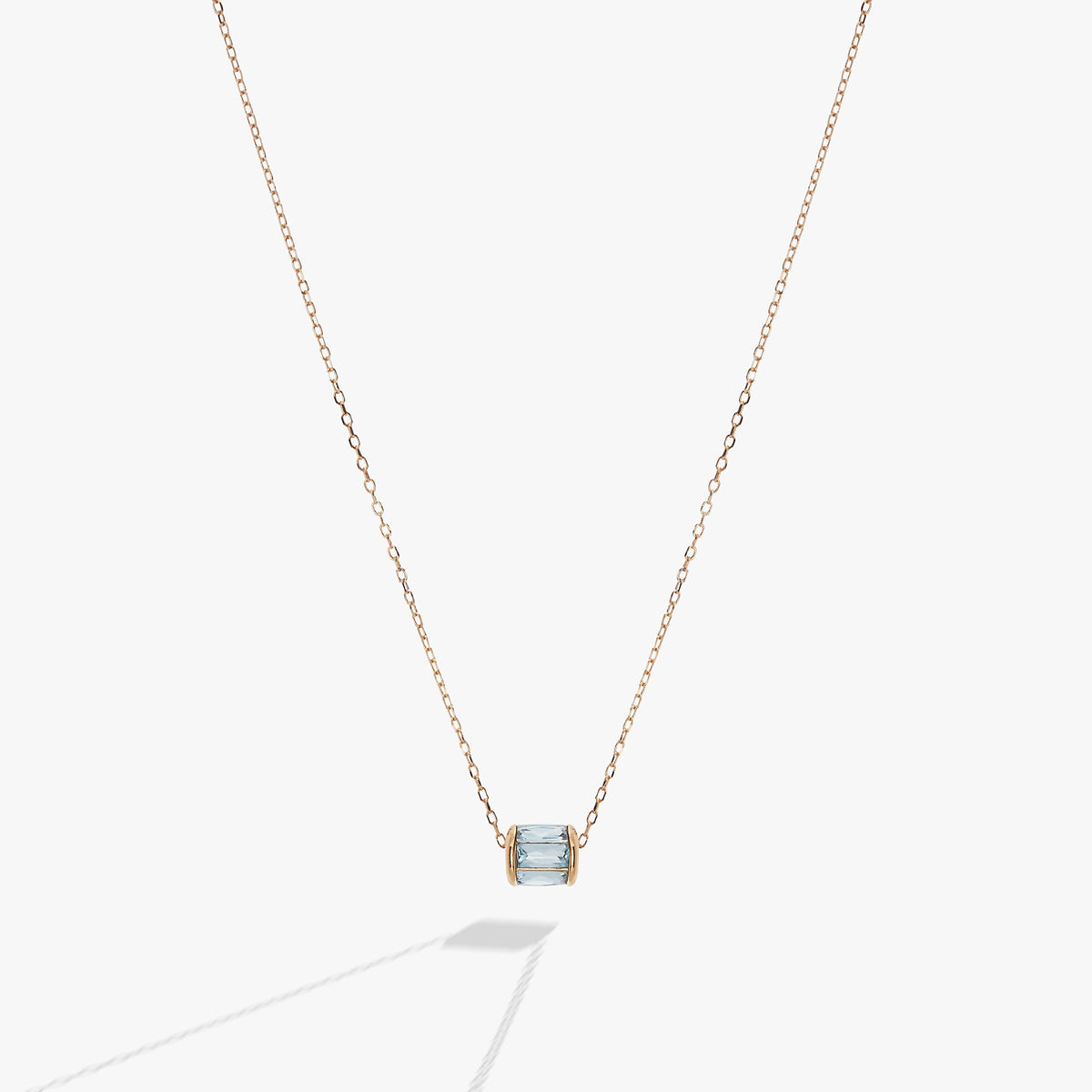 March Birthstone Precious Pendant Necklace - Alex and Ani - Front View