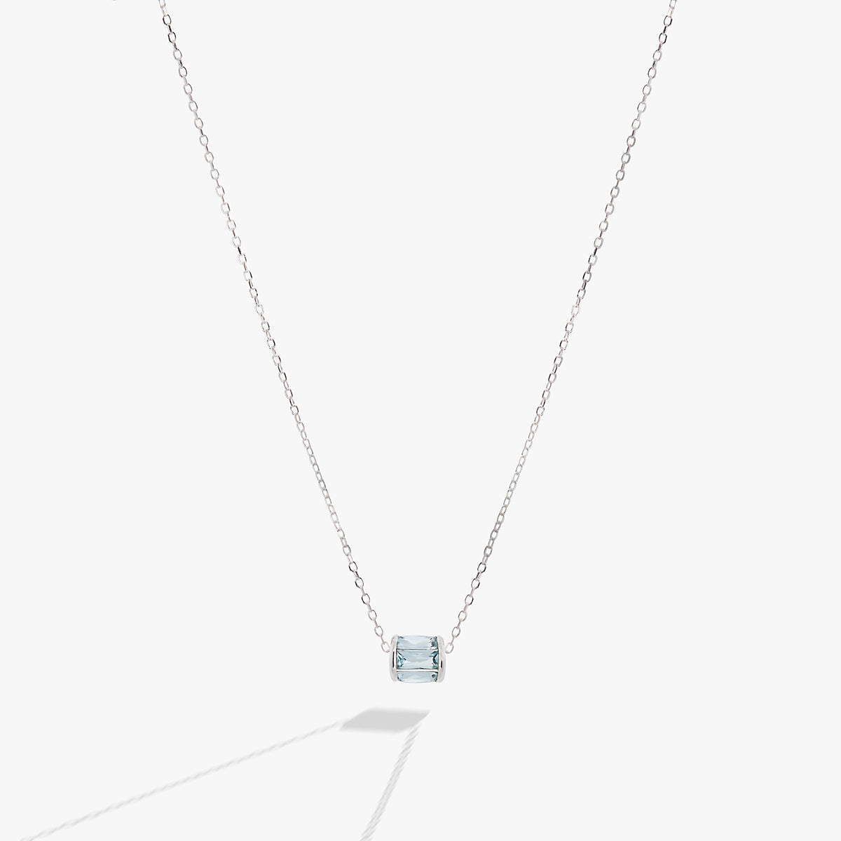 March Birthstone Precious Pendant Necklace - Alex and Ani - Detail View 6