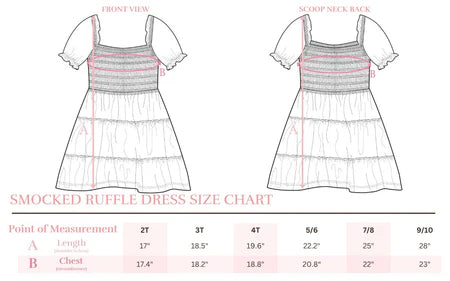 Cloud 9 Smocked Ruffle Dress