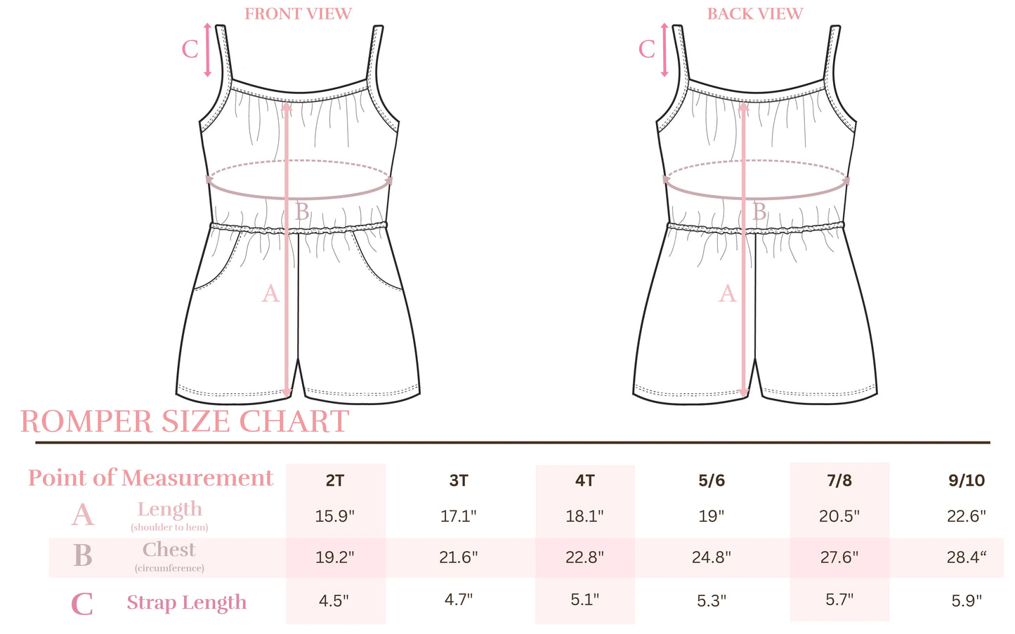 Bluebell Strappy Play Romper