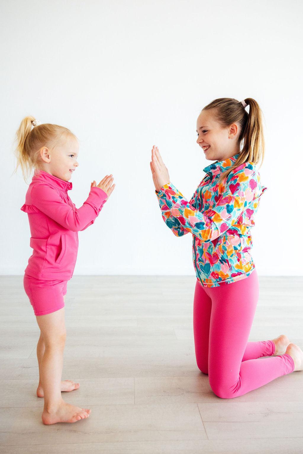 Fuchsia Full-Zip Active Jacket