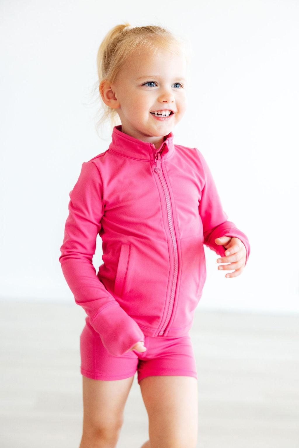 Fuchsia Full-Zip Active Jacket