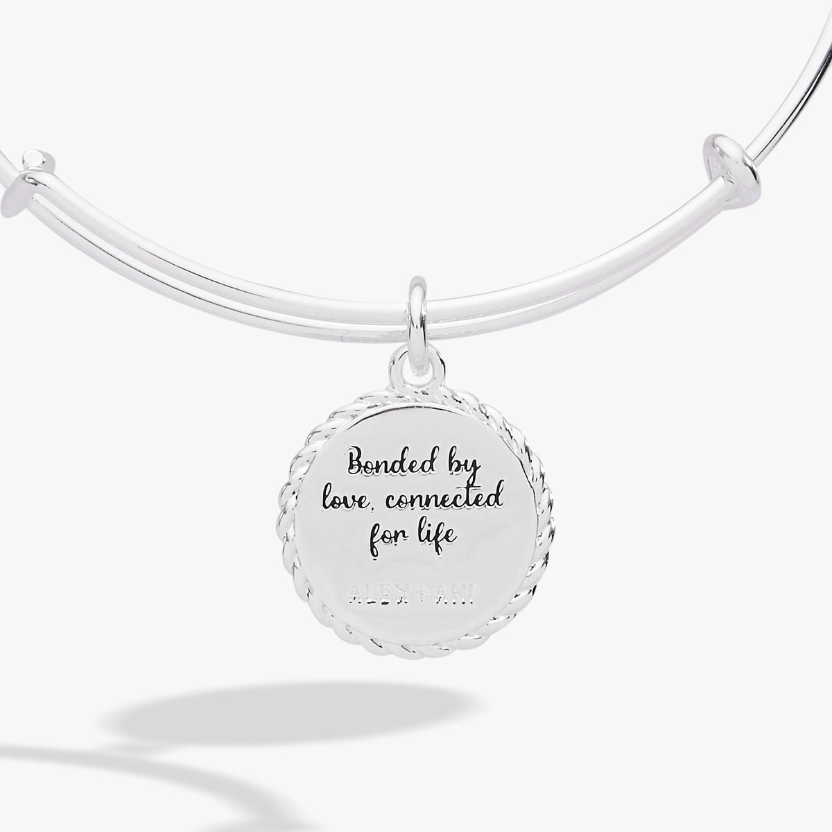 Mom 'Bonded By Love, Connected For Life' Charm Bangle - Alex and Ani - Detail View 5