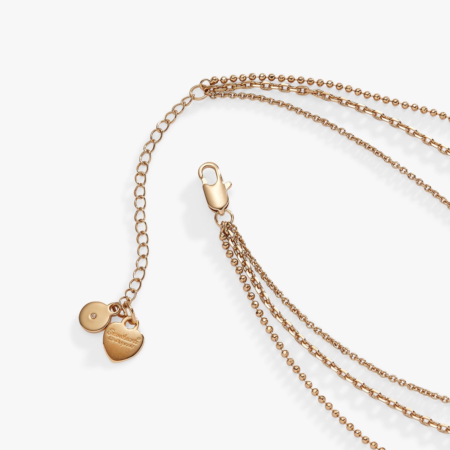 Sweethearts® Triple-Strand Charm Necklace - Alex and Ani