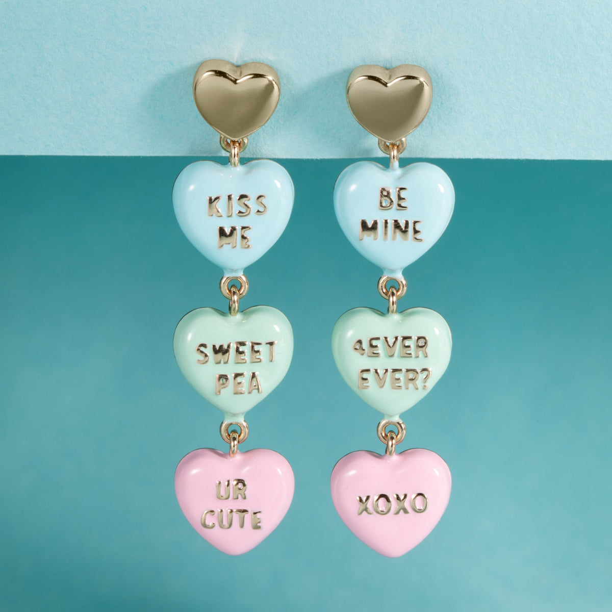 Sweethearts® Statement Drop Earrings - Alex and Ani - Side View