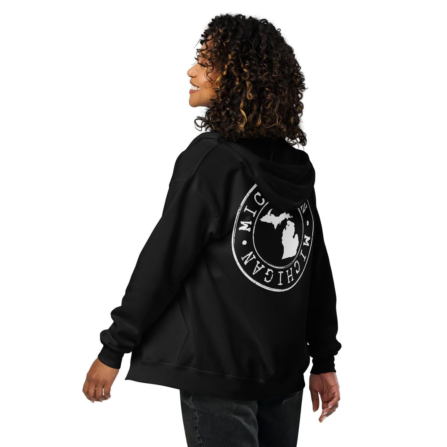 Michigan Unisex Zip Hoodie