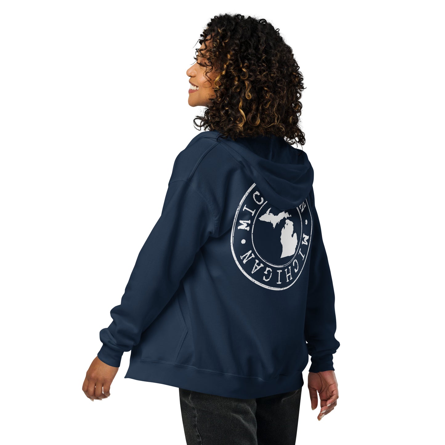 Michigan Unisex Zip Hoodie