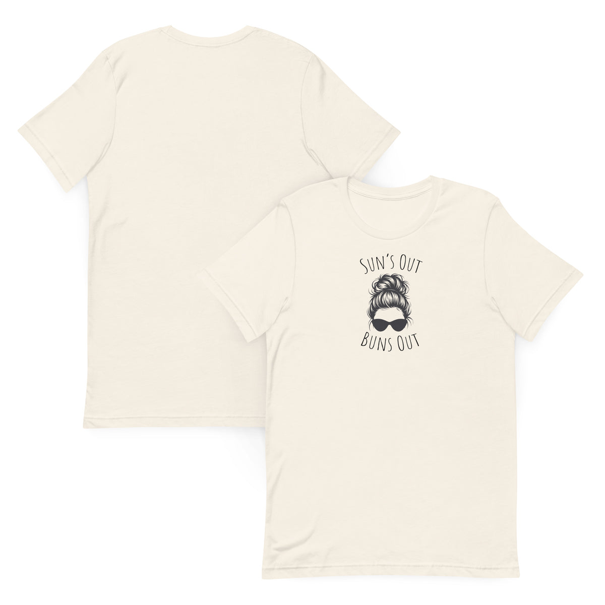 Sun's Out Buns Out Graphic T-shirt - Detail View 4