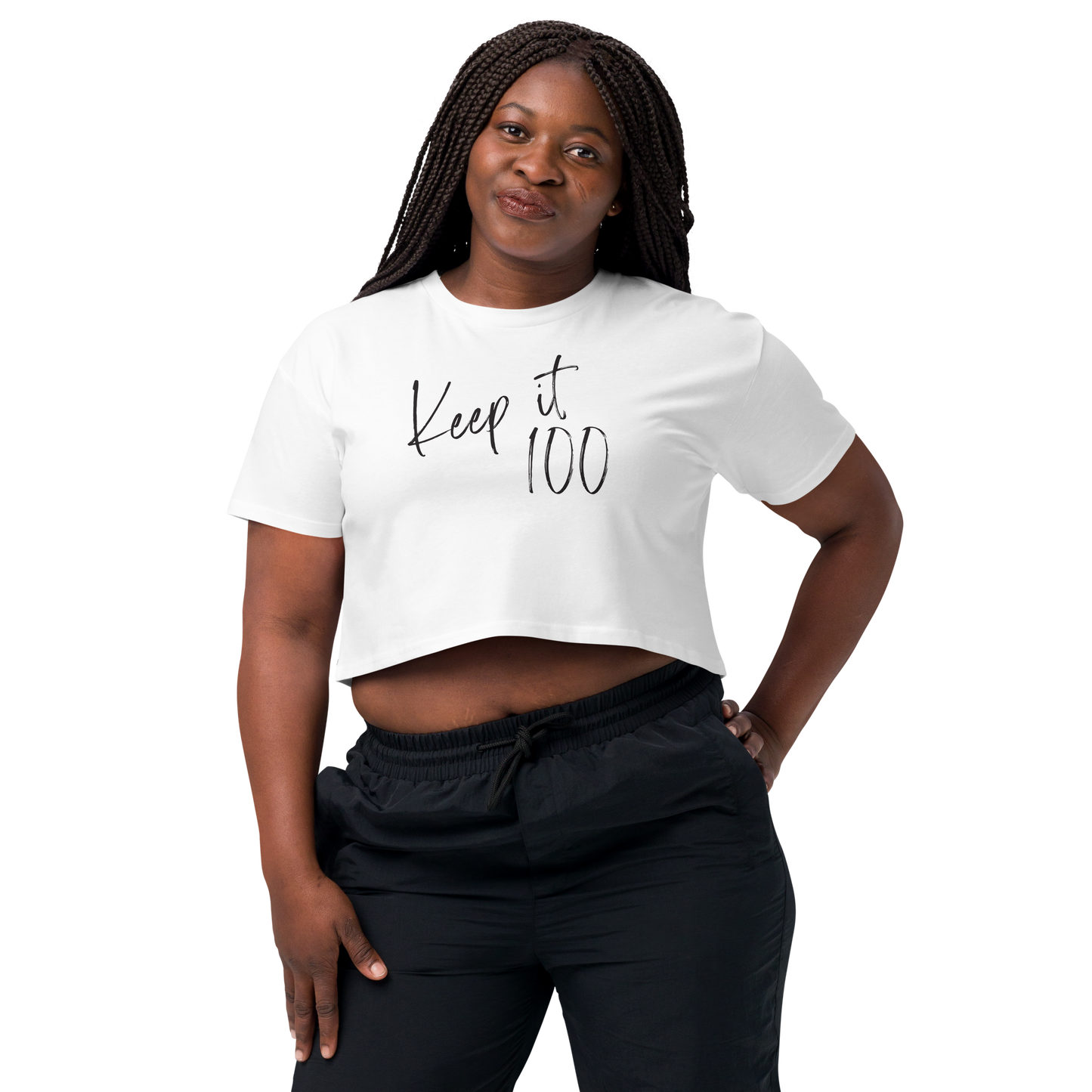 Keep it 100 crop top
