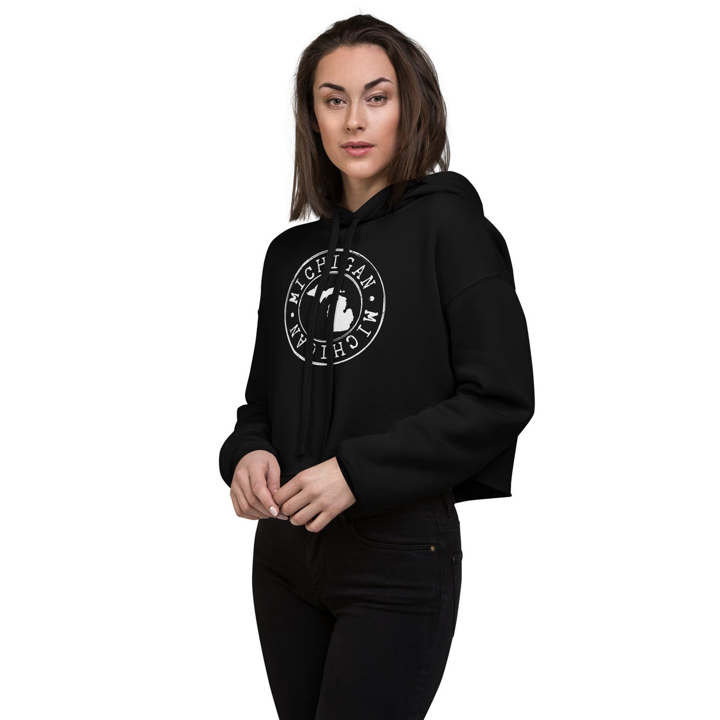 Women's Michigan Crop Hoodie
