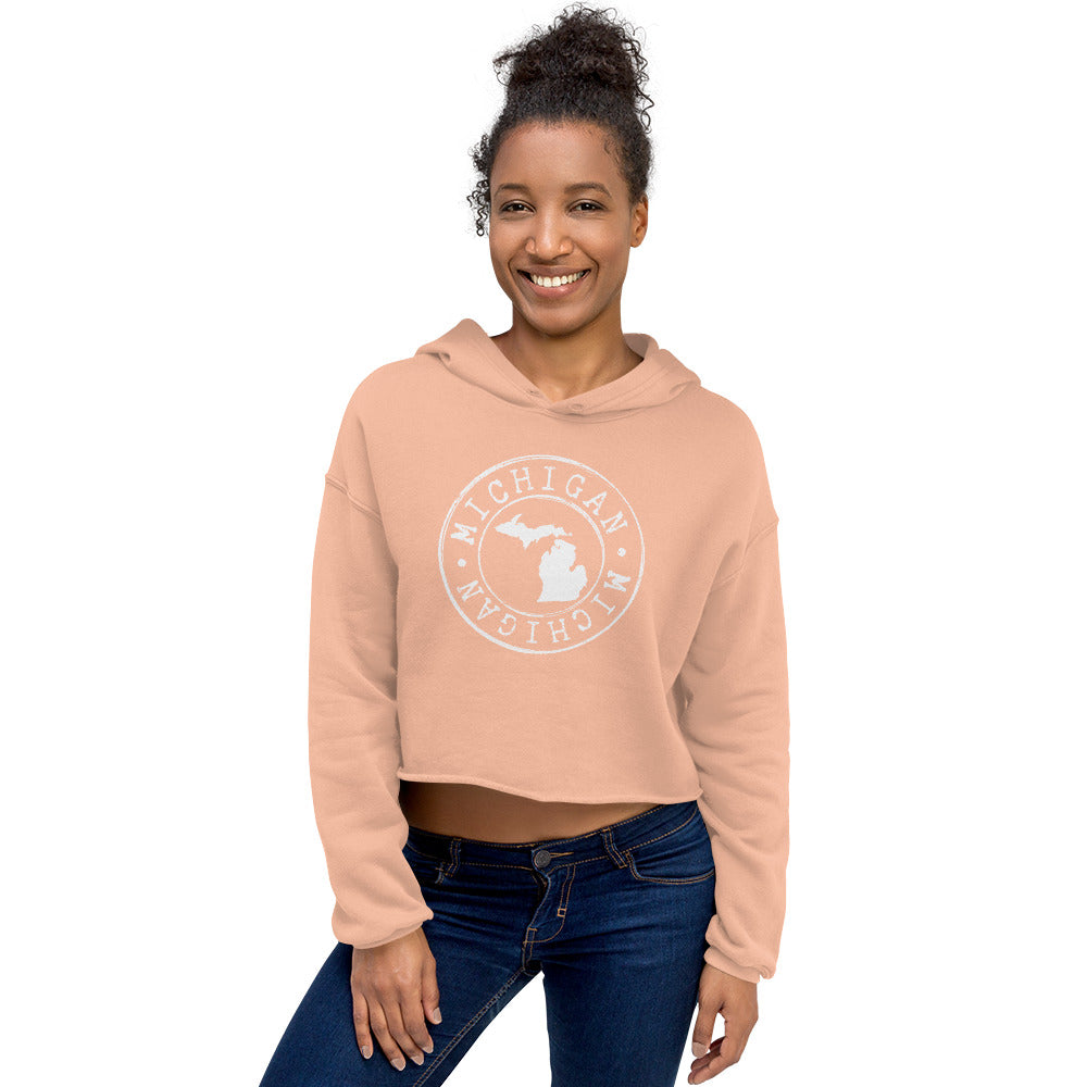 Women's Michigan Crop Hoodie