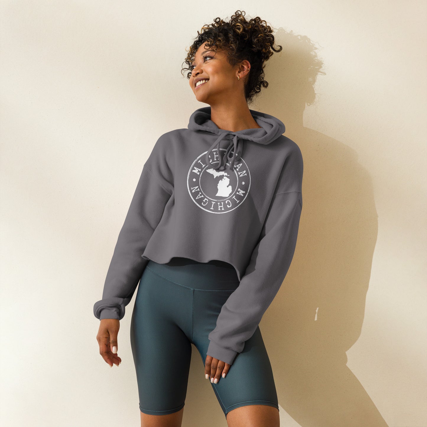 Women's Michigan Crop Hoodie