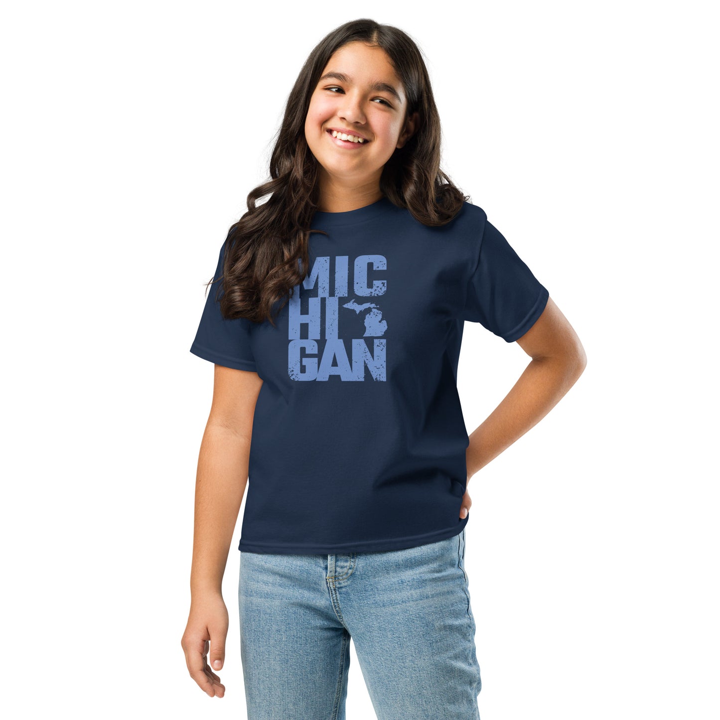 Boldly Blue Michigan | Youth classic tee