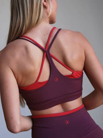 PREORDER: Vault Bra - Crimson Velvet/Scarlet