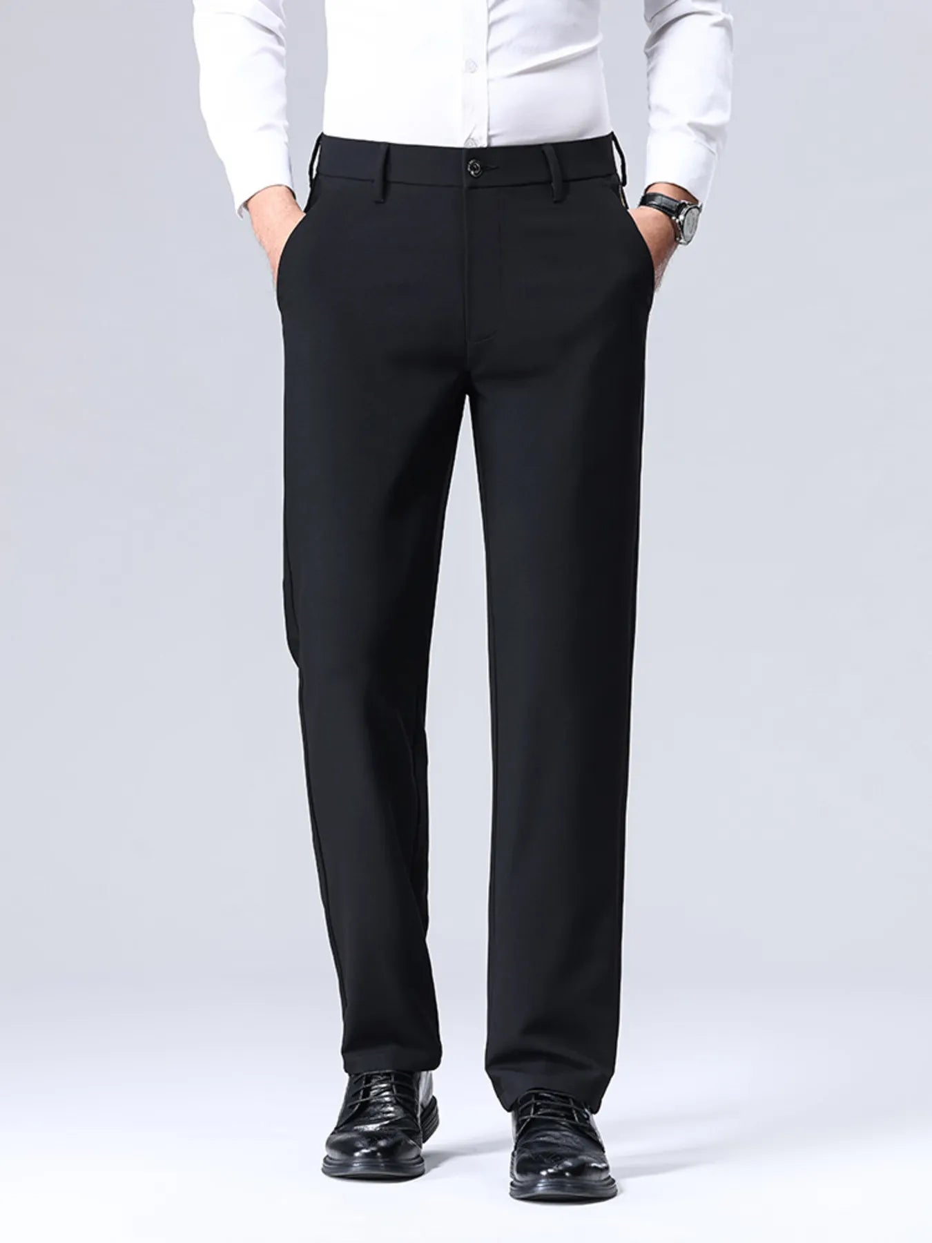 Men's Relaxed Fit Pants with Pockets