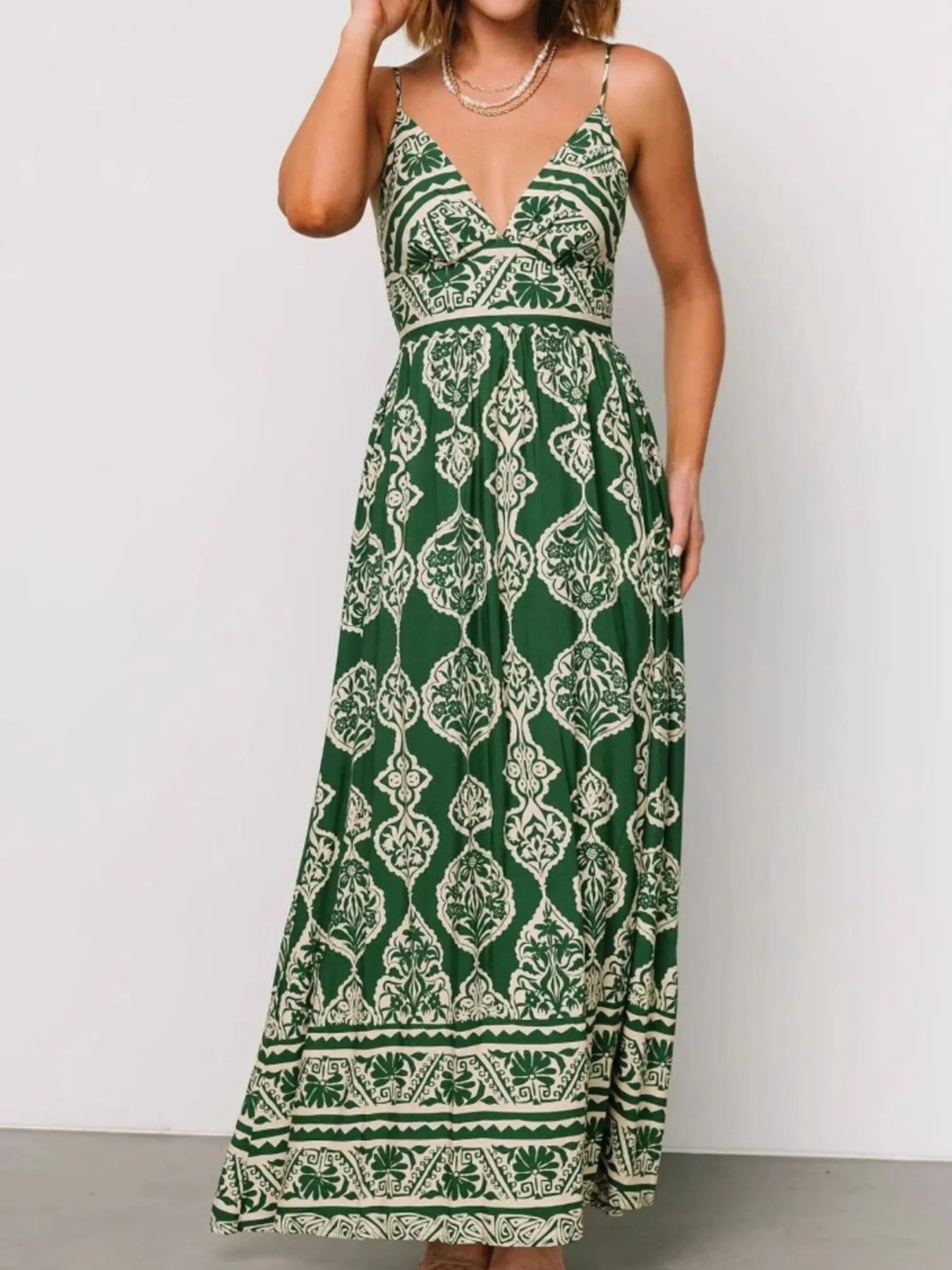 Josalyn V-Neck Maxi Cami Dress