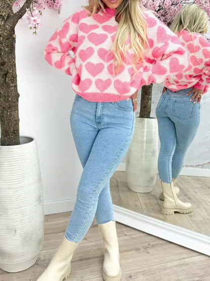 Sweet Heart Sweater - Side View