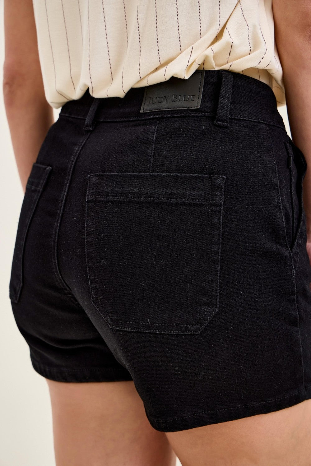 High-Waisted Trouser Shorts