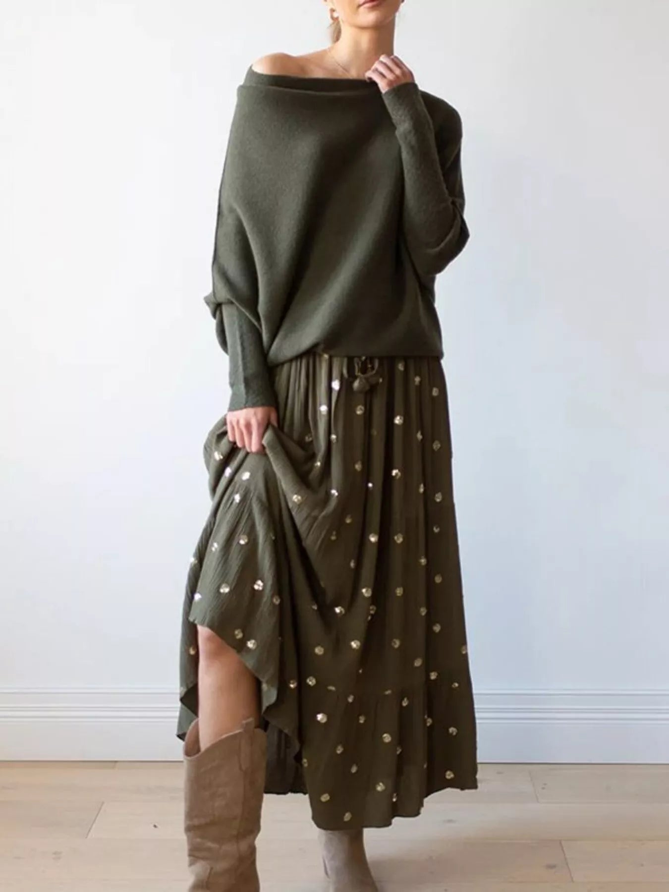 Relaxed Drape Knit Shawl