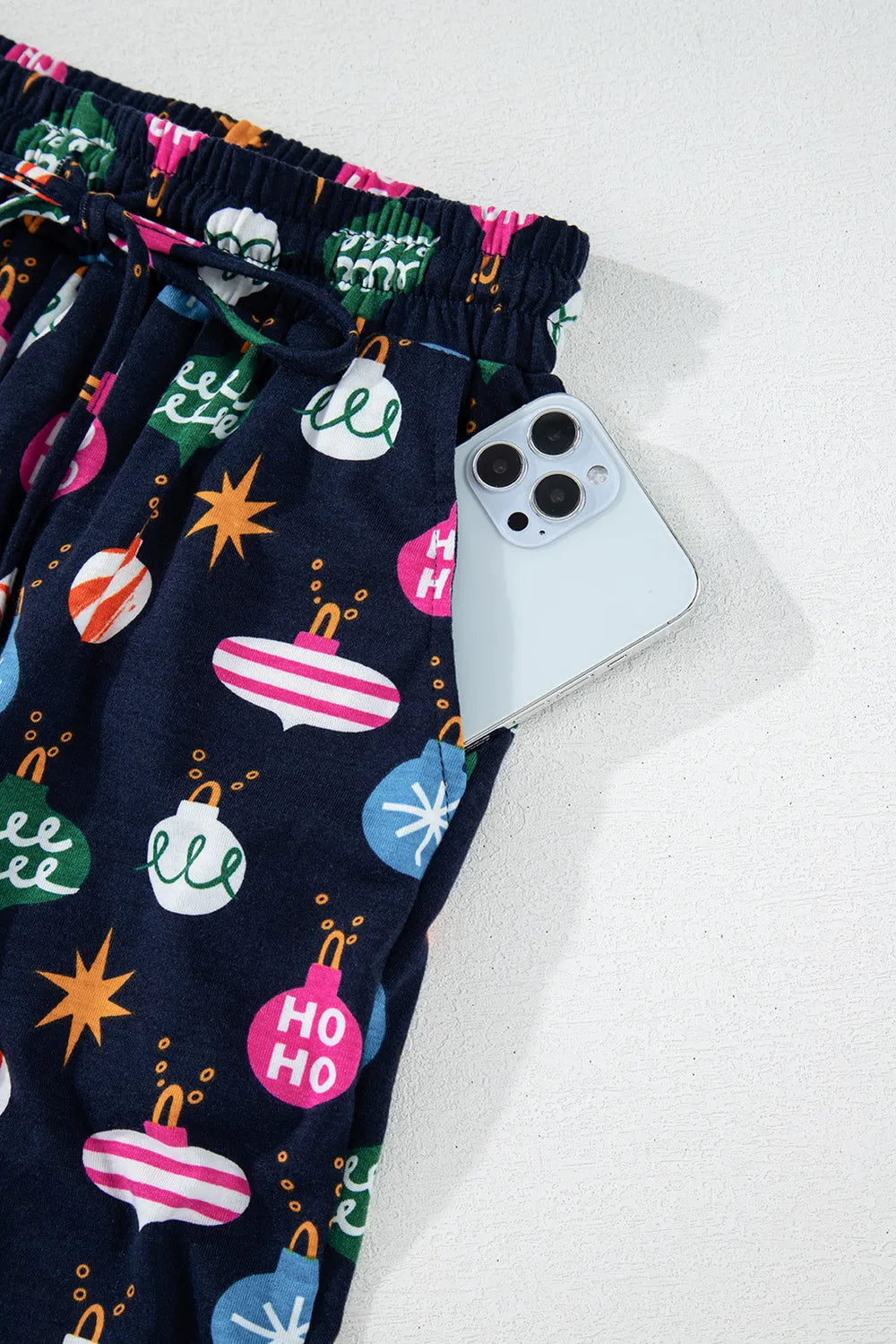 Ornament Print Pajama Set