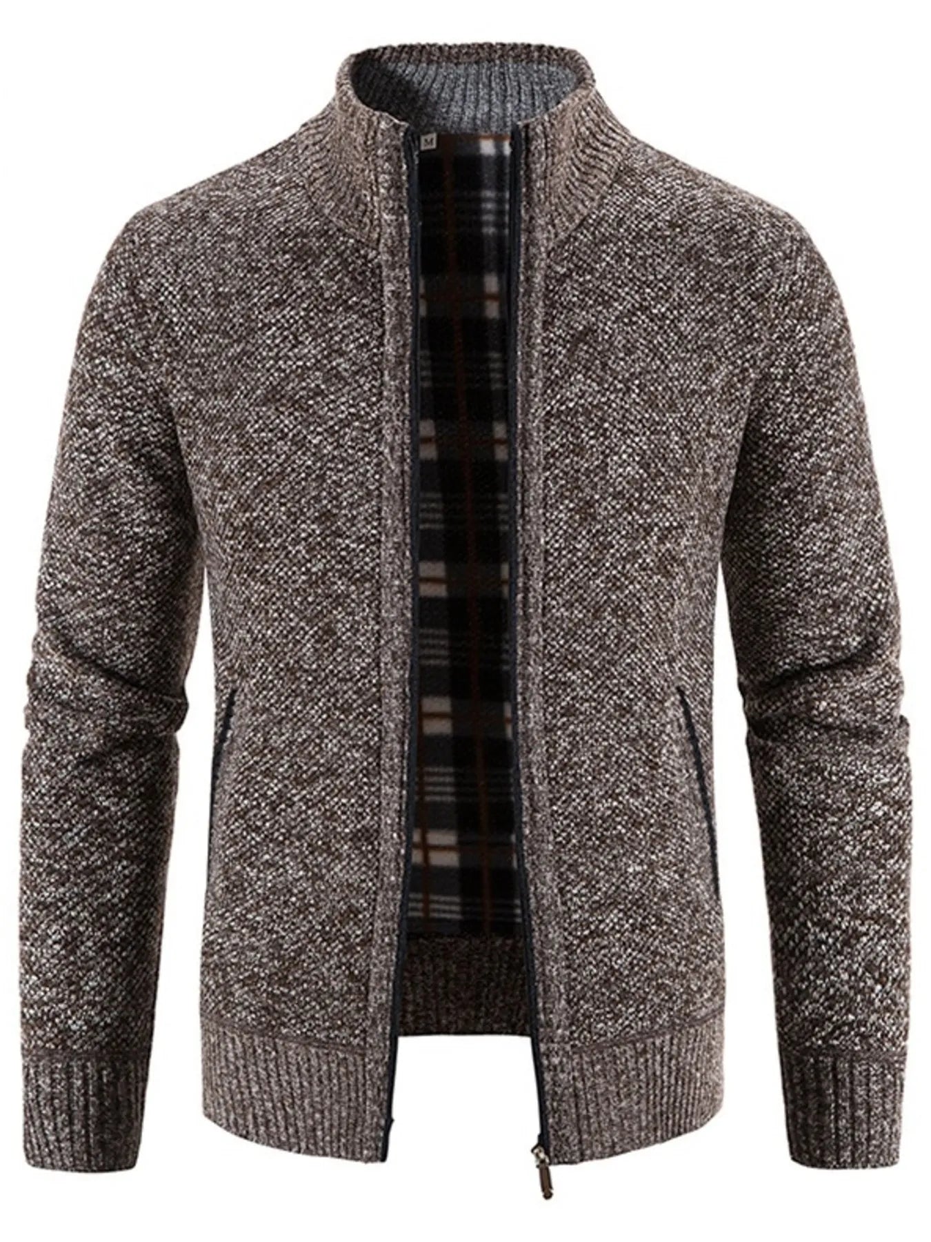 Men's Full Zip Sweater Cardigan