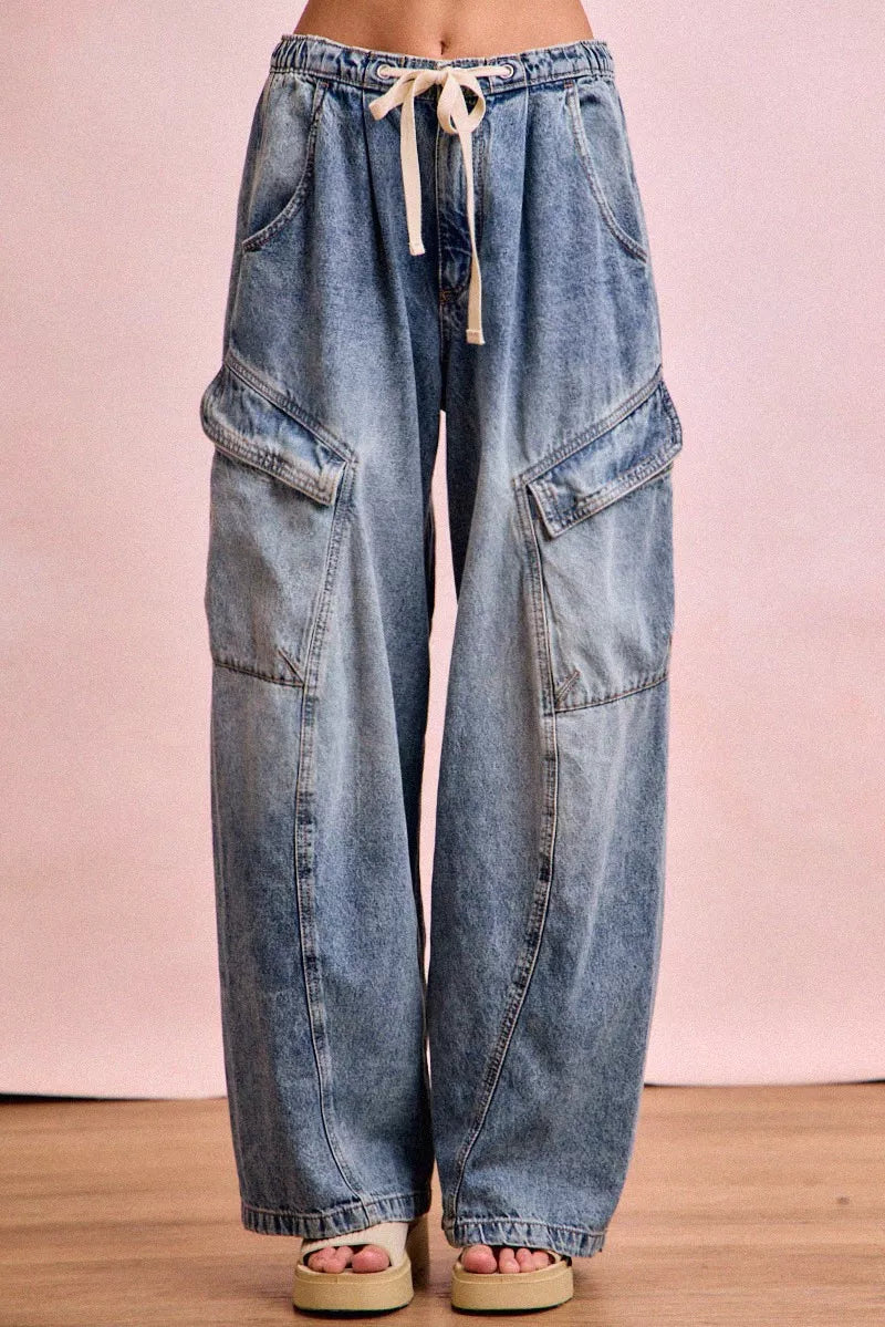Baggy Barrel Cargo Jeans